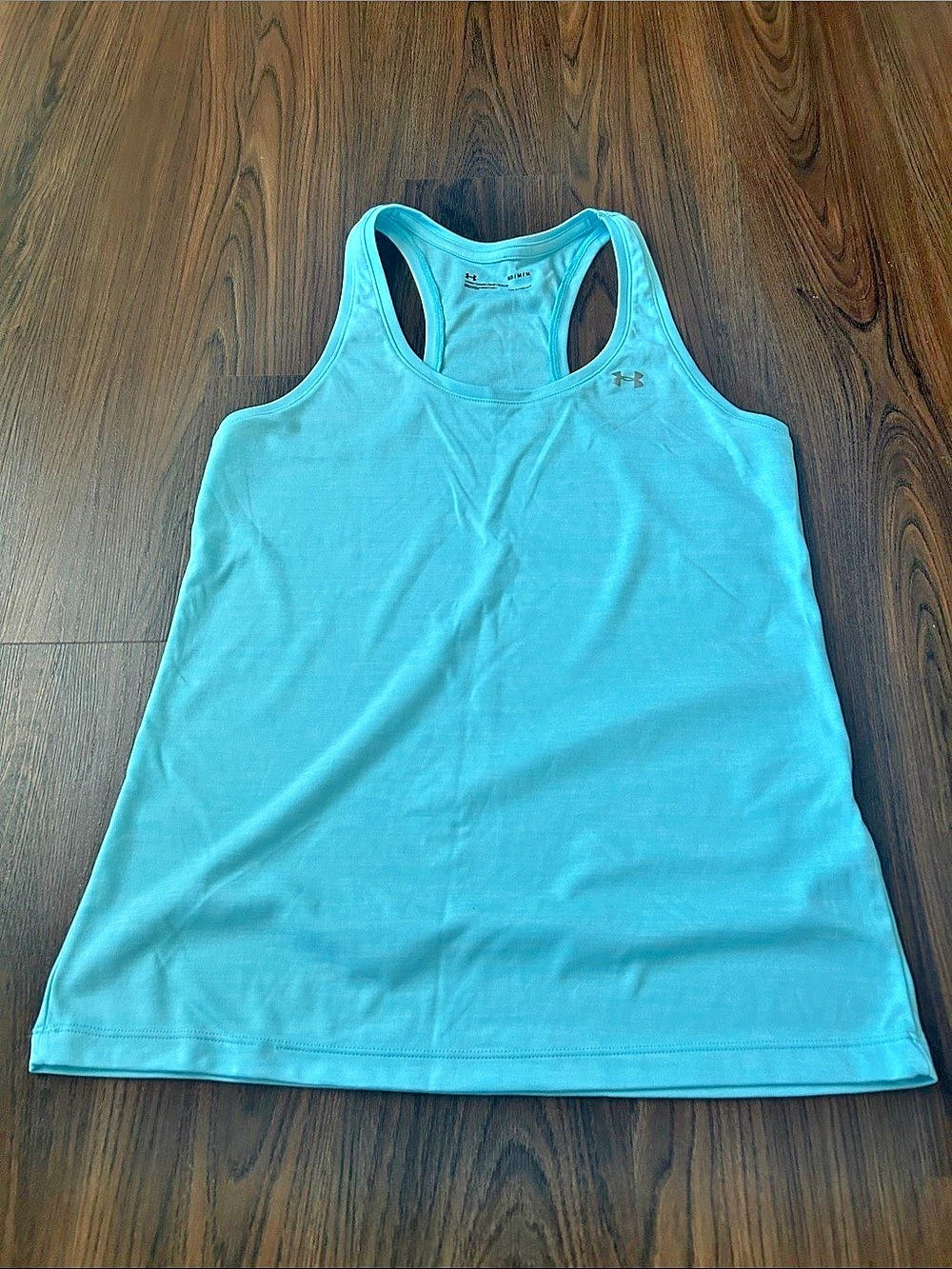 Under Armour HeatGear Loose Racerback Tank Top Blue Medium